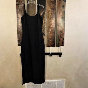 Shape Fx Slimming & Glamorous, Long Black Dress with double spaghetti Straps, 16